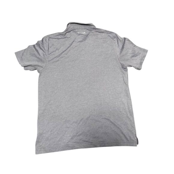 Travis Mathew Polo Shirt Men Large Gray Performance Golf Short Sleeve - Picture 8 of 9